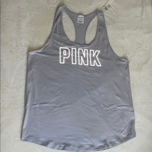 GREY VS/PINK TANK TOP